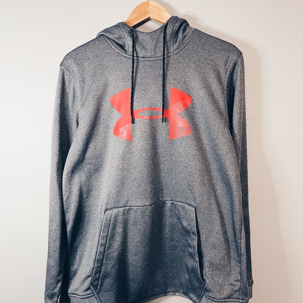 Gray under armor hoodie